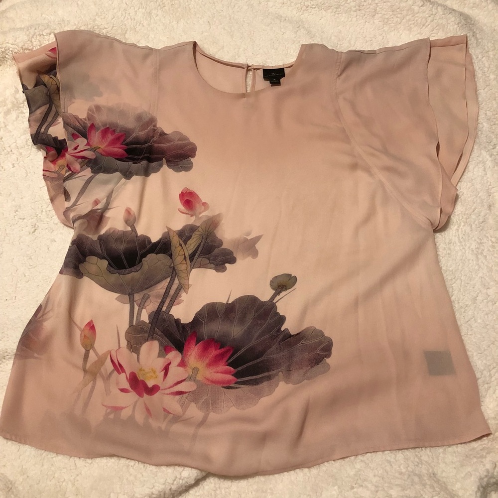 Worthington Lotus Flower Blouse